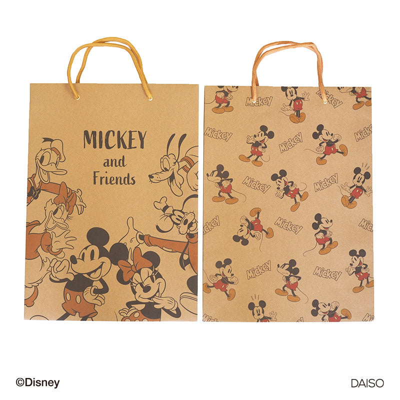 Brown Paper Bag, L (Mickey & Friends)