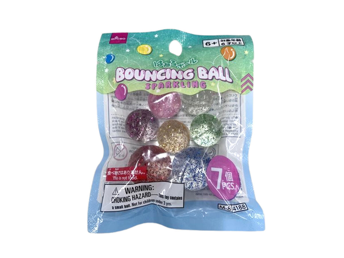 Bouncing Balls (Glitter, 7 pcs)