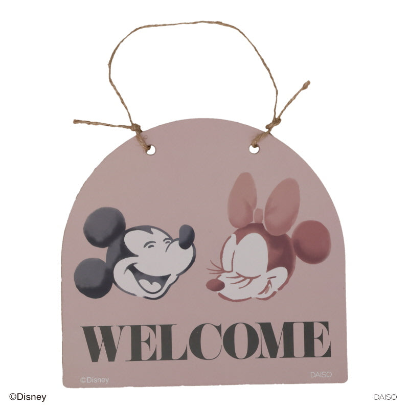 Welcome Plate (Mickey & Minnie)