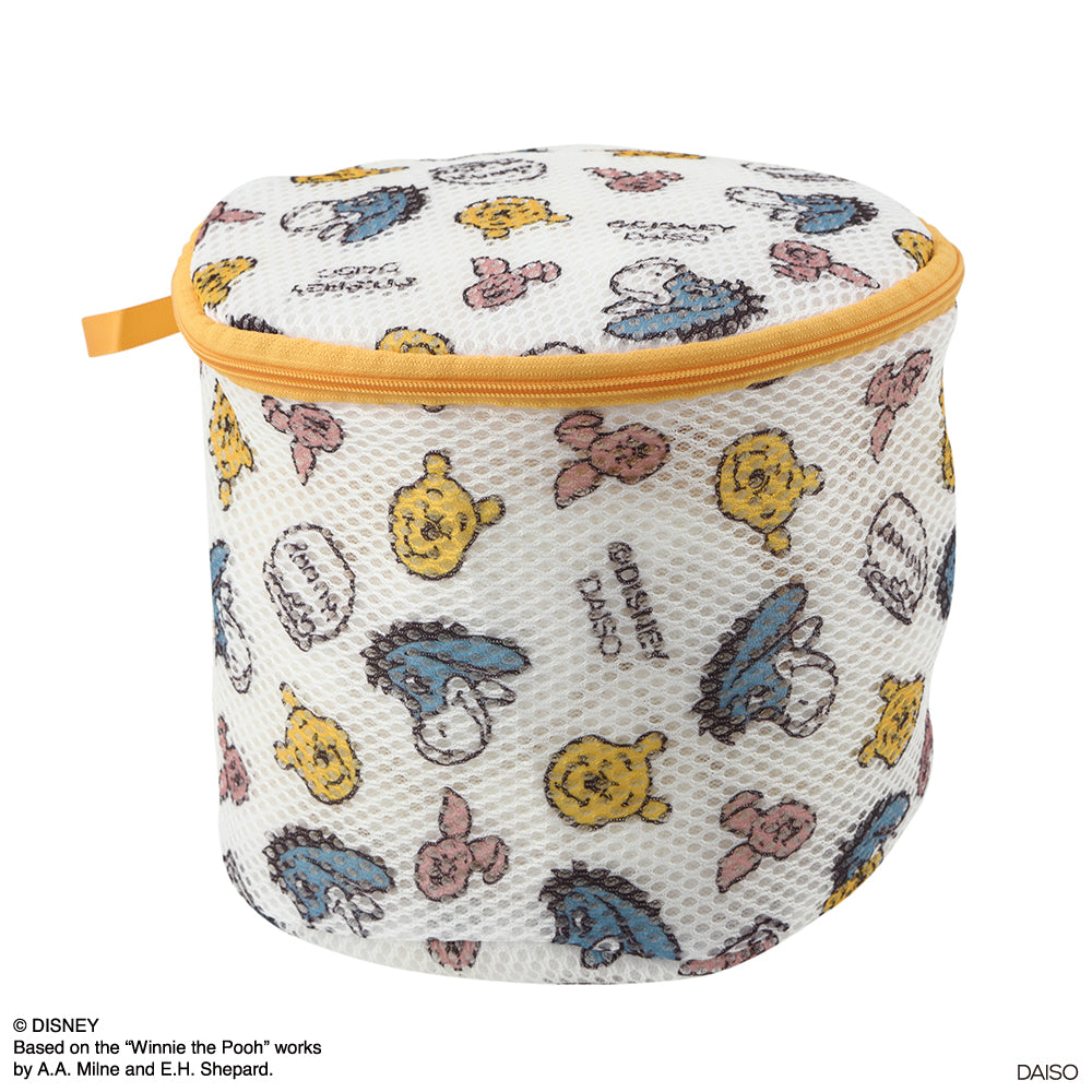Cushion Laundry Net, Shape Deformation Prevention Cylindrical (Winnie the Pooh) FY, DC5