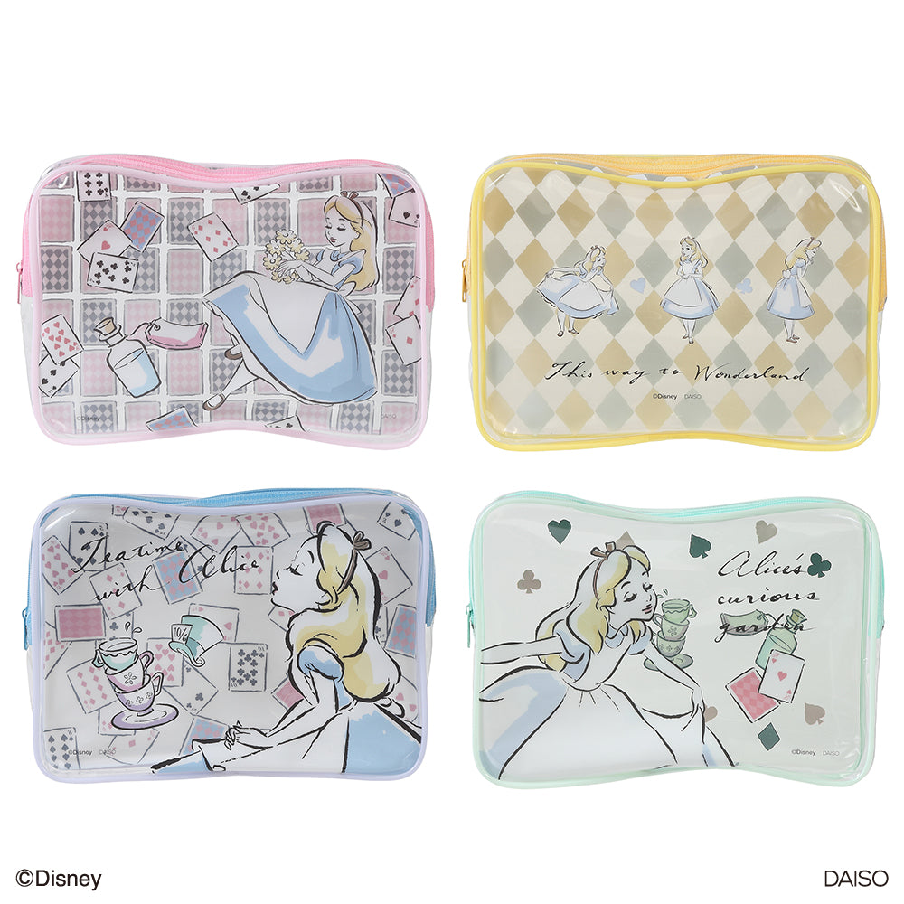 Vinyl Pouch with Gusset (Alice in Wonderland)