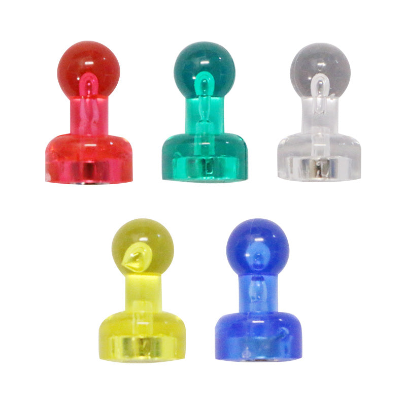 Strong Magnet (Color Type, Pin Shape, 5 Pieces)