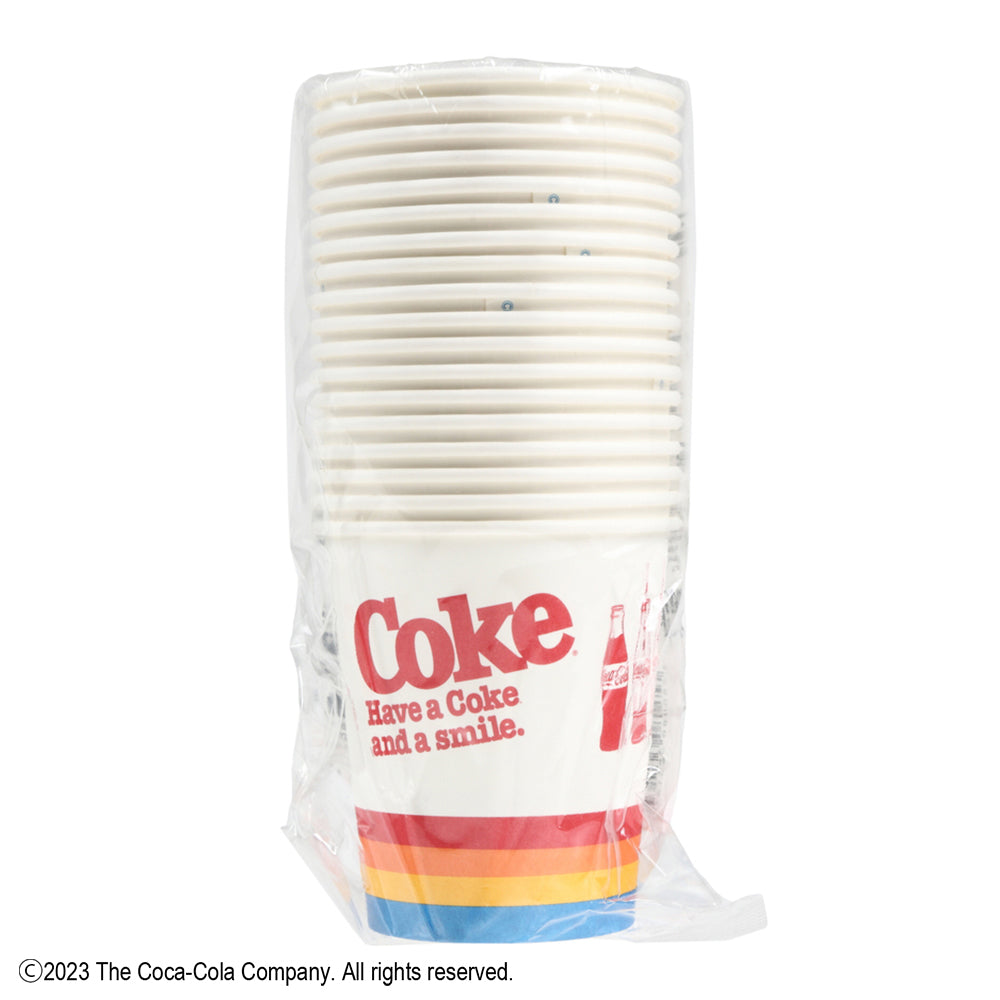 Paper Cups (Coca-Cola, SSC, Logo & Bottle, 18 Pieces)