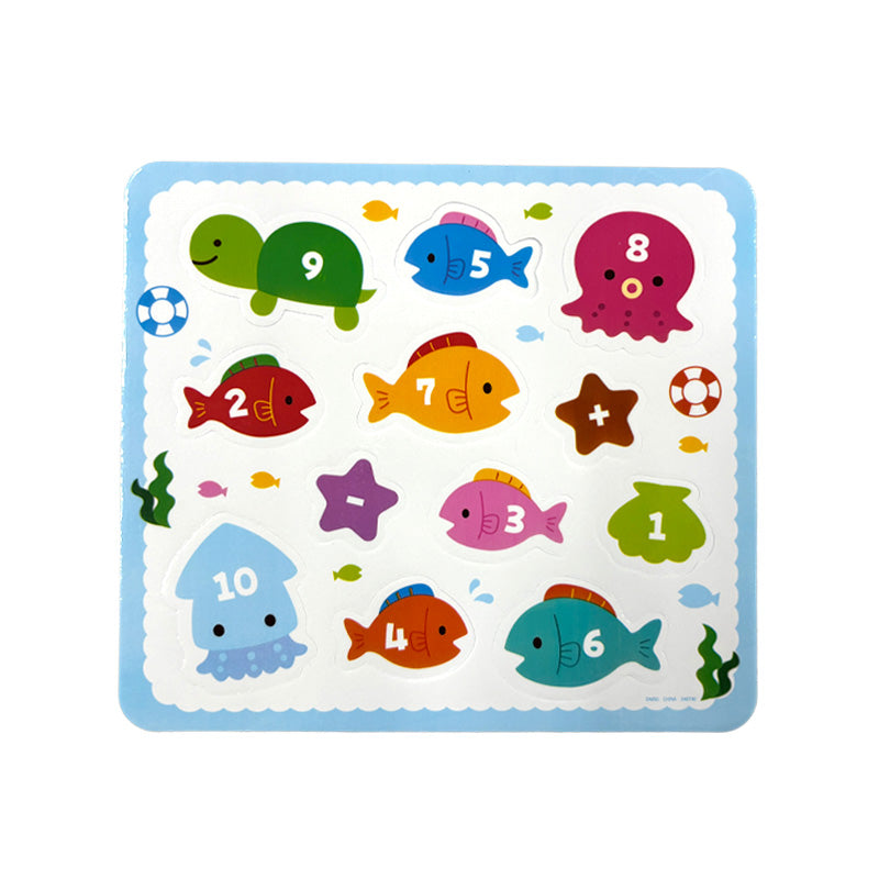 Sticky Bath Sheet (Sea Creatures)