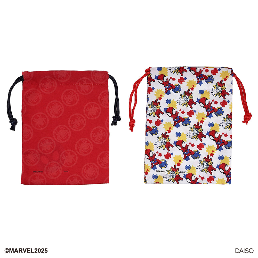 Vertical Cloth Drawstring Bag (Spidey)