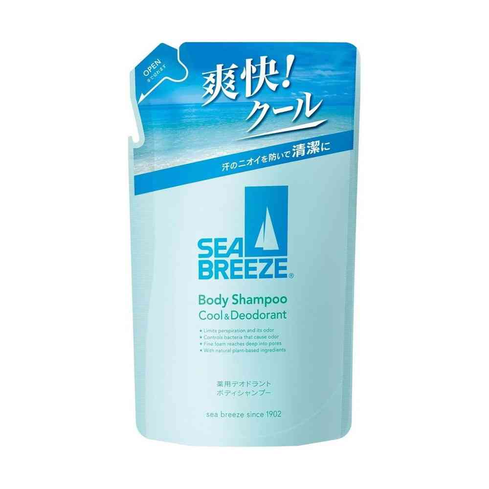 Fine Today Sea Breeze Body Shampoo Cool & Deodorant Refill 330ml