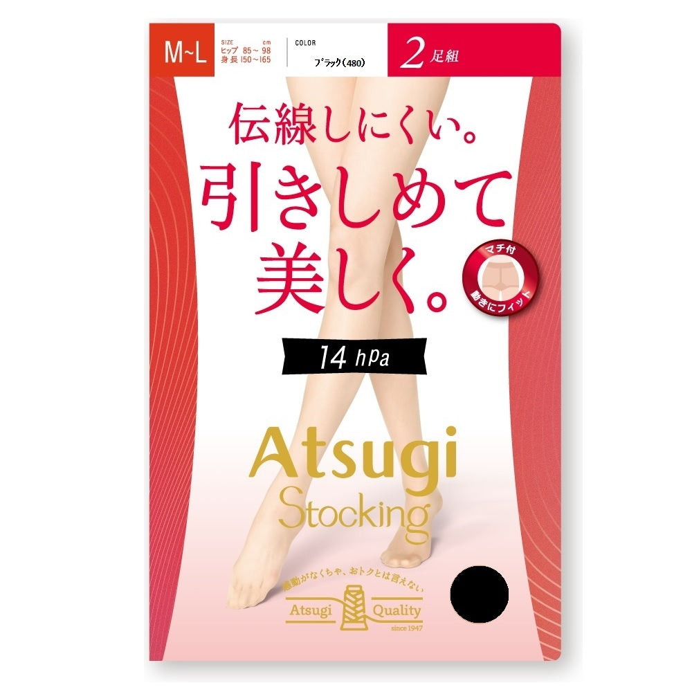 Atsugi Stockings - Firm and Beautiful. 2-Pair Set