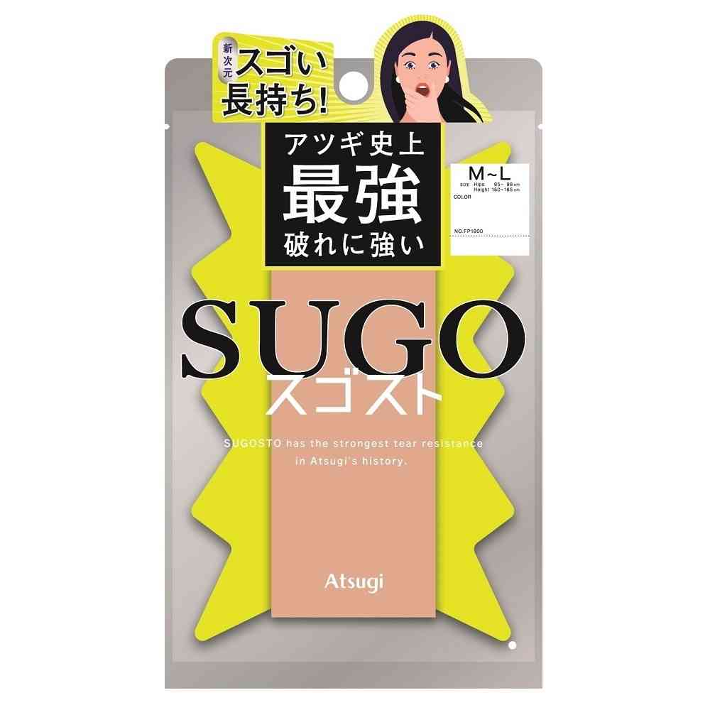 Atsugi Sugoost Tear-Resistant Sheer Skin Feel Black