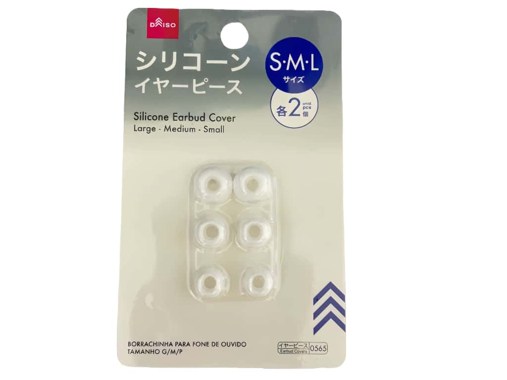 Silicone Ear Tips (L/M/S, 2 of each)