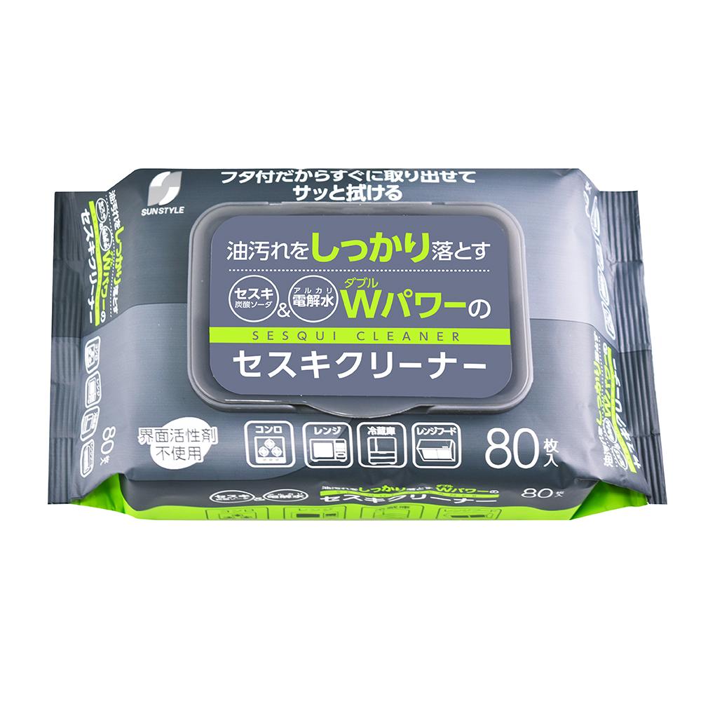 Seeswan SUNSTYLE Strong Oil Stain Cleaner 80 Sheets