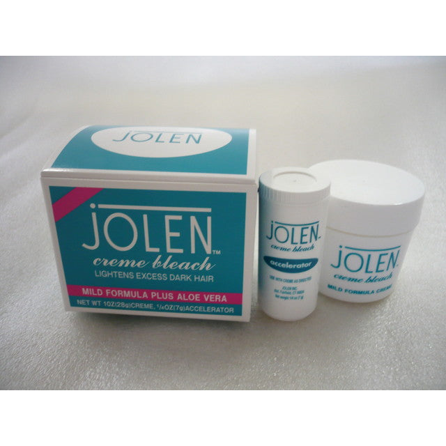 Jolen Cream Bleach 1st Agent (Powder) 7g / 2nd Agent (Cream) 28g