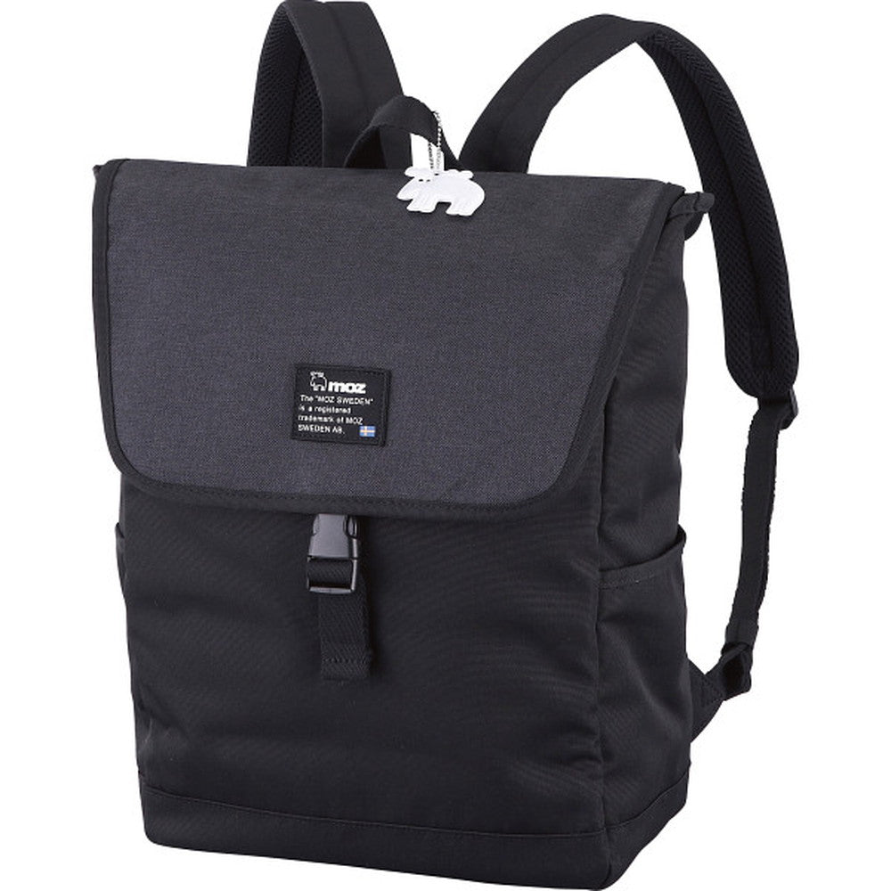 Moz Flap Backpack - Black