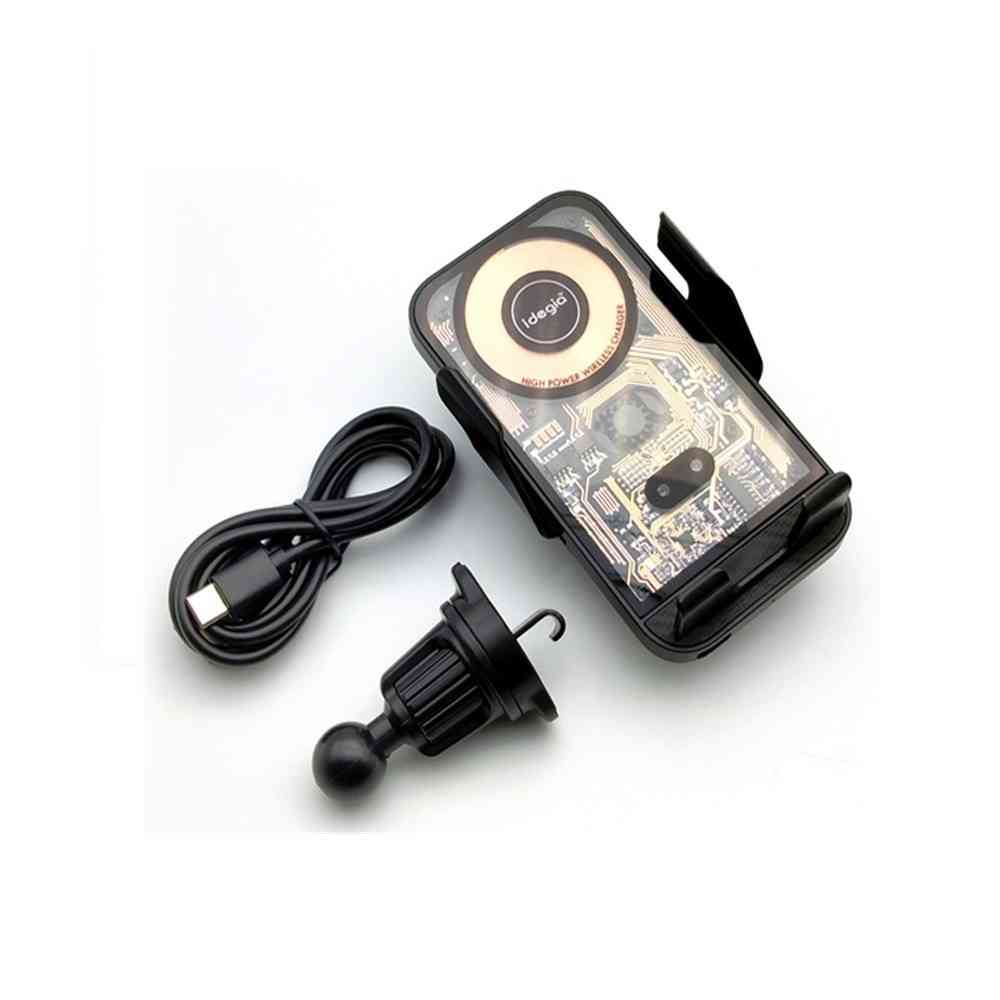 Arks Skeleton Smartphone Holder Air Conditioner Mount / Wireless Charging Black X-342