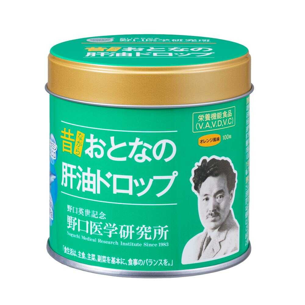 Noguchi Medical Research Institute Adult Cod Liver Oil Drops 100 Tablets