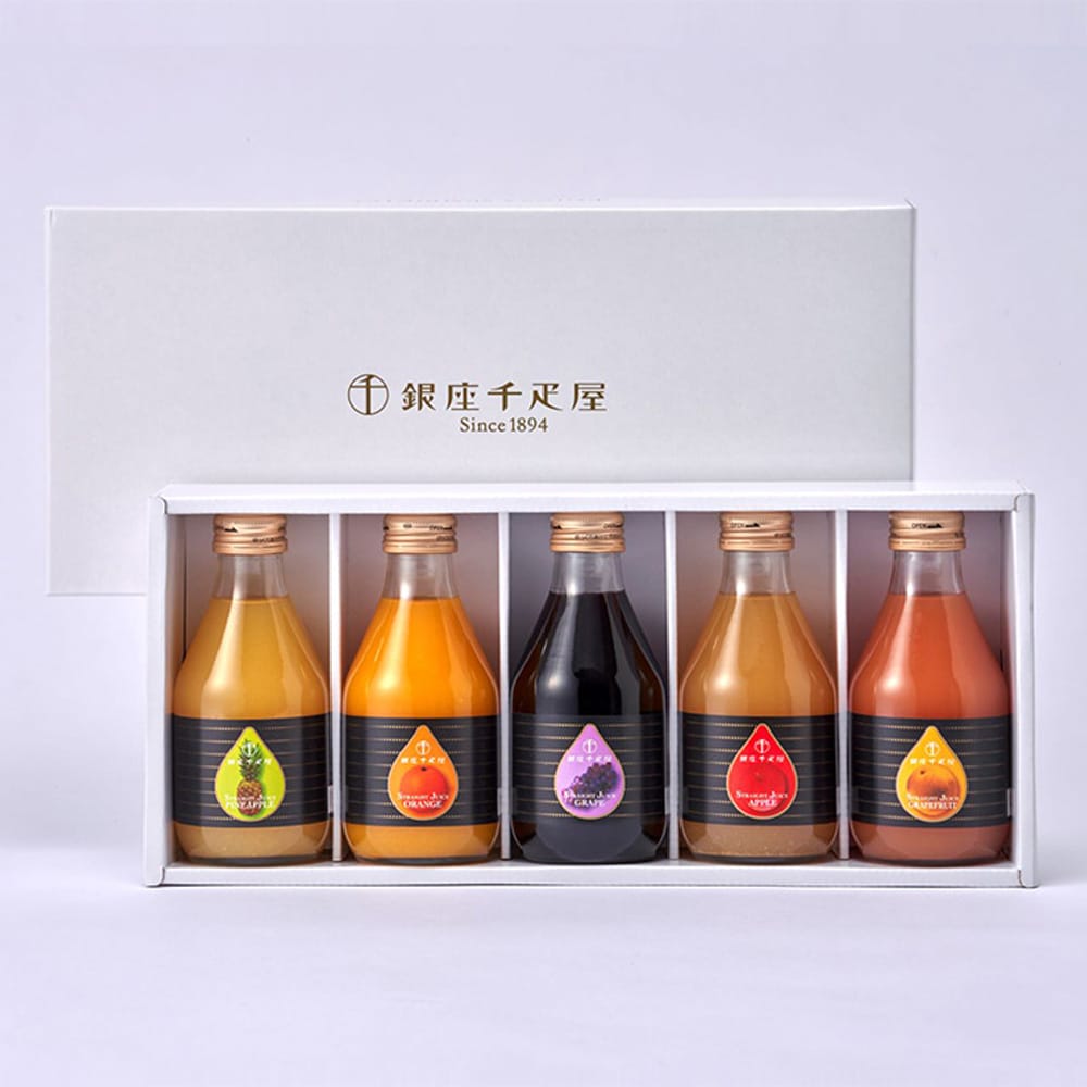 Ginza Senbikiya Ginza Straight Juice 5 Bottles × 1 Box