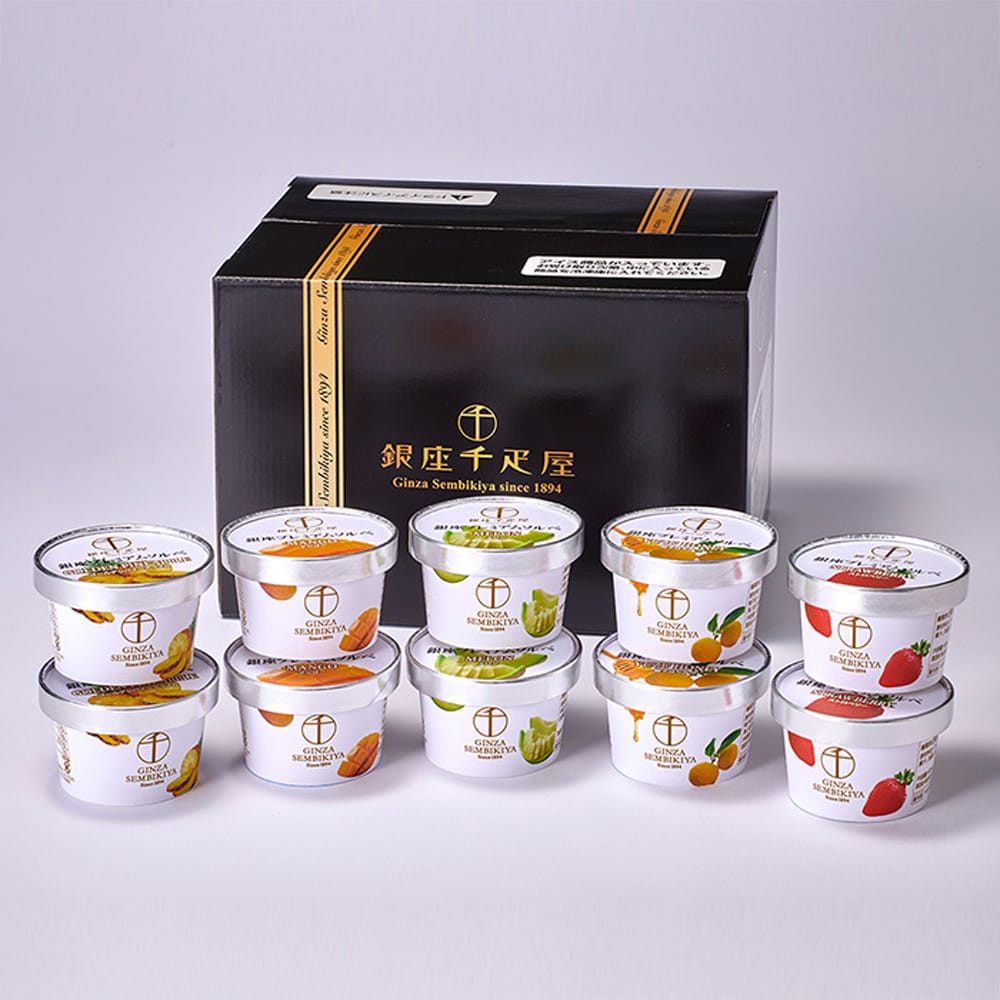 Ginza Senbikiya Ginza Premium Sorbet × 1 Box