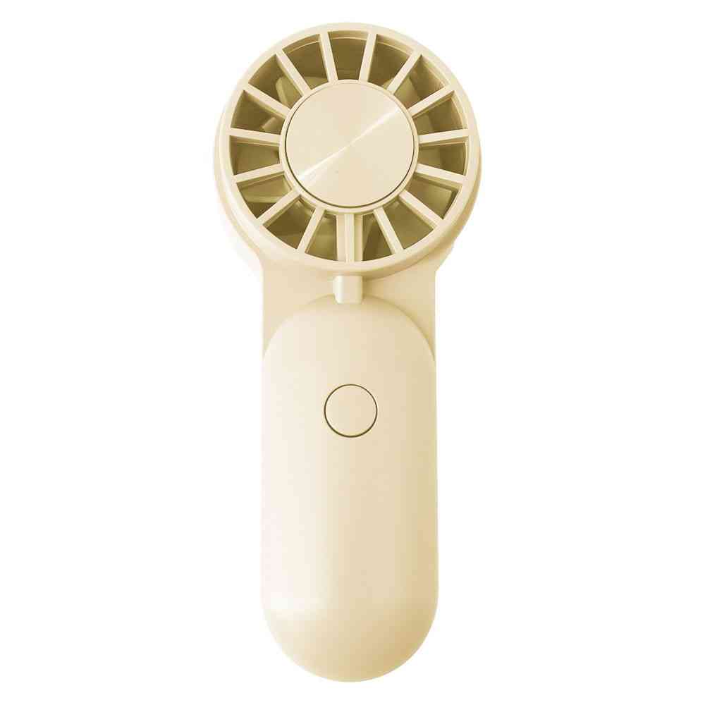 Newseed Ultra Compact & Lightweight Pocket Handheld Fan Beige