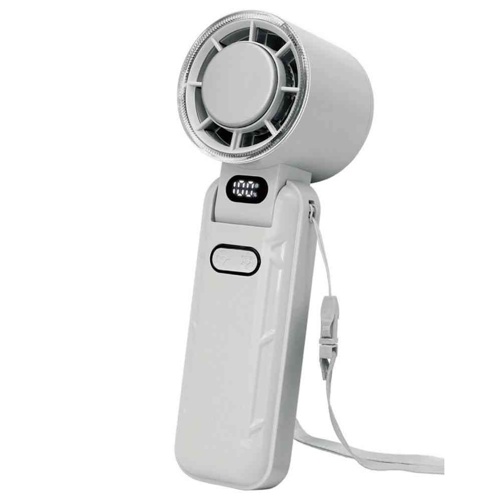 Newseed Lithium Iron Phosphate Long-Life ICE Plate & LCD Display Handheld Fan