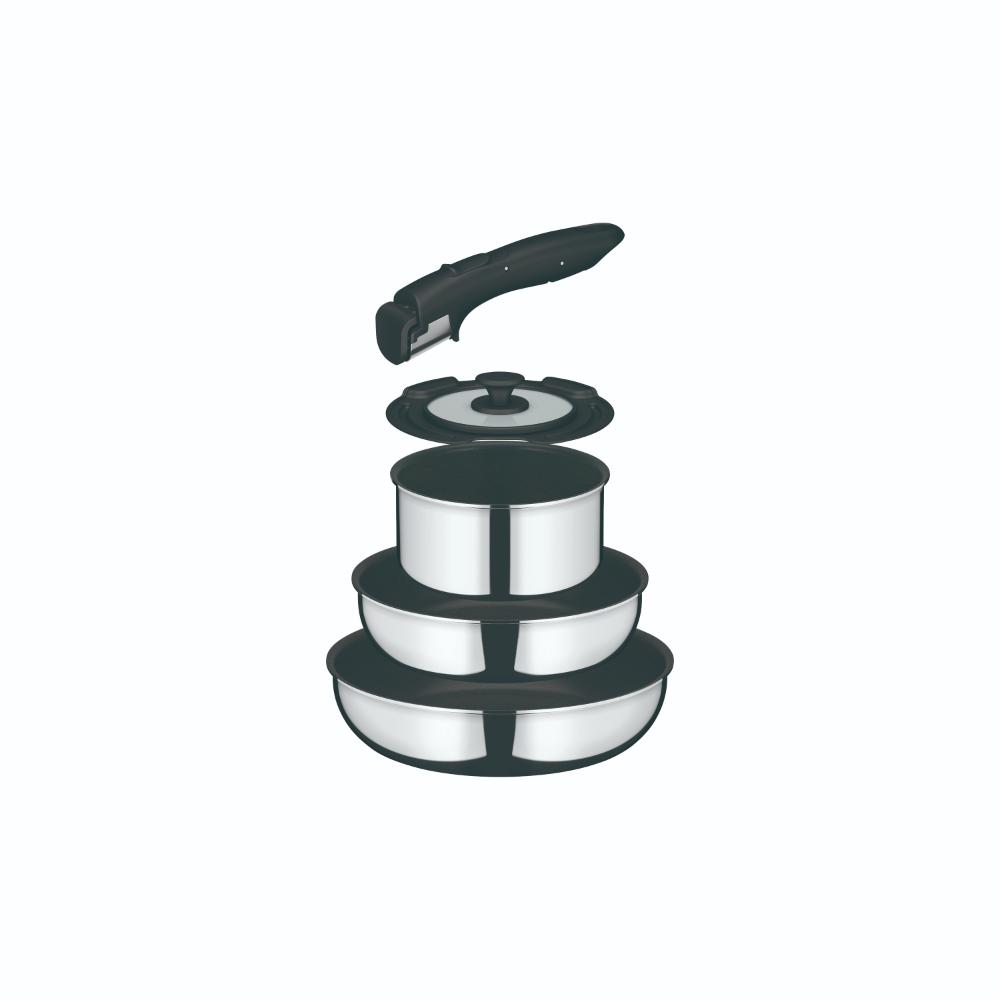 Thermos Detachable Handle Frying Pan 5-Piece Set KSF-5A S