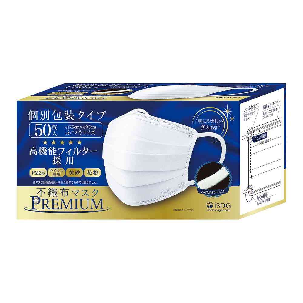 Ishikawa Medical Non-Woven Fabric Mask PREMIUM (50 Pieces)