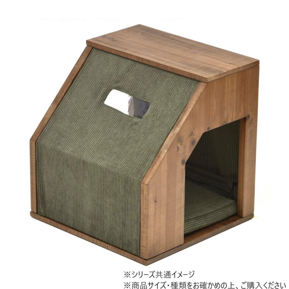 Pet House Corduroy Green IFSE0320COGRN