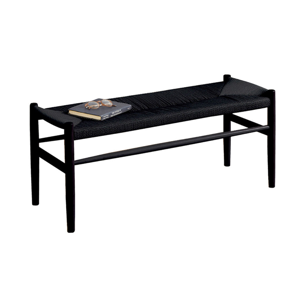 Paper Cord Bench with Black Color BT-NDK-BK