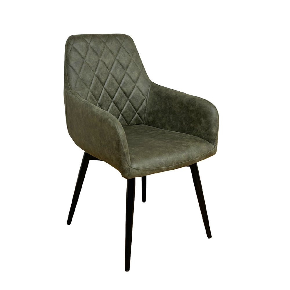 Rotating Dining Chair Set of 2 DC-CRP-GR