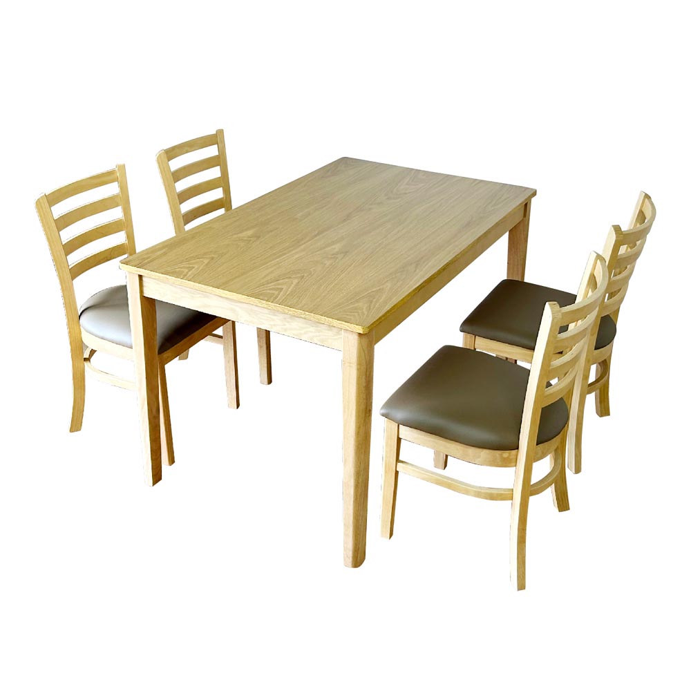 120cm Wide Dining 5-Piece Set DC-ERN-5-NA