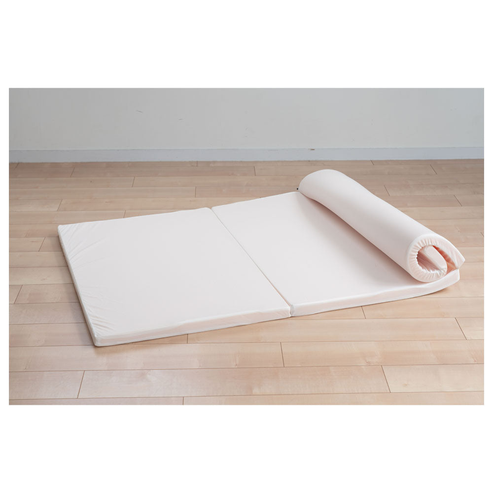 4cm High Resilience Mattress Semi-Double Tri-Fold White