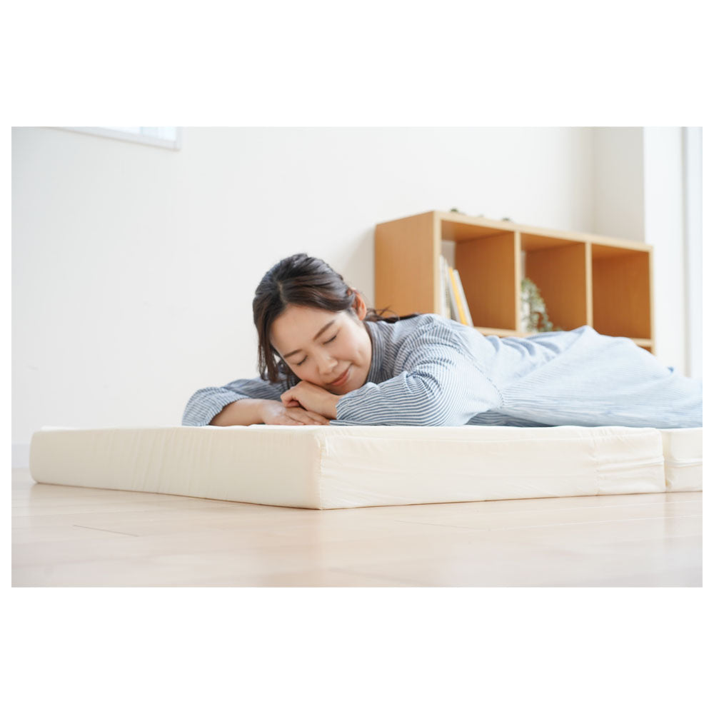 10cm High Resilience Mattress Double Size White