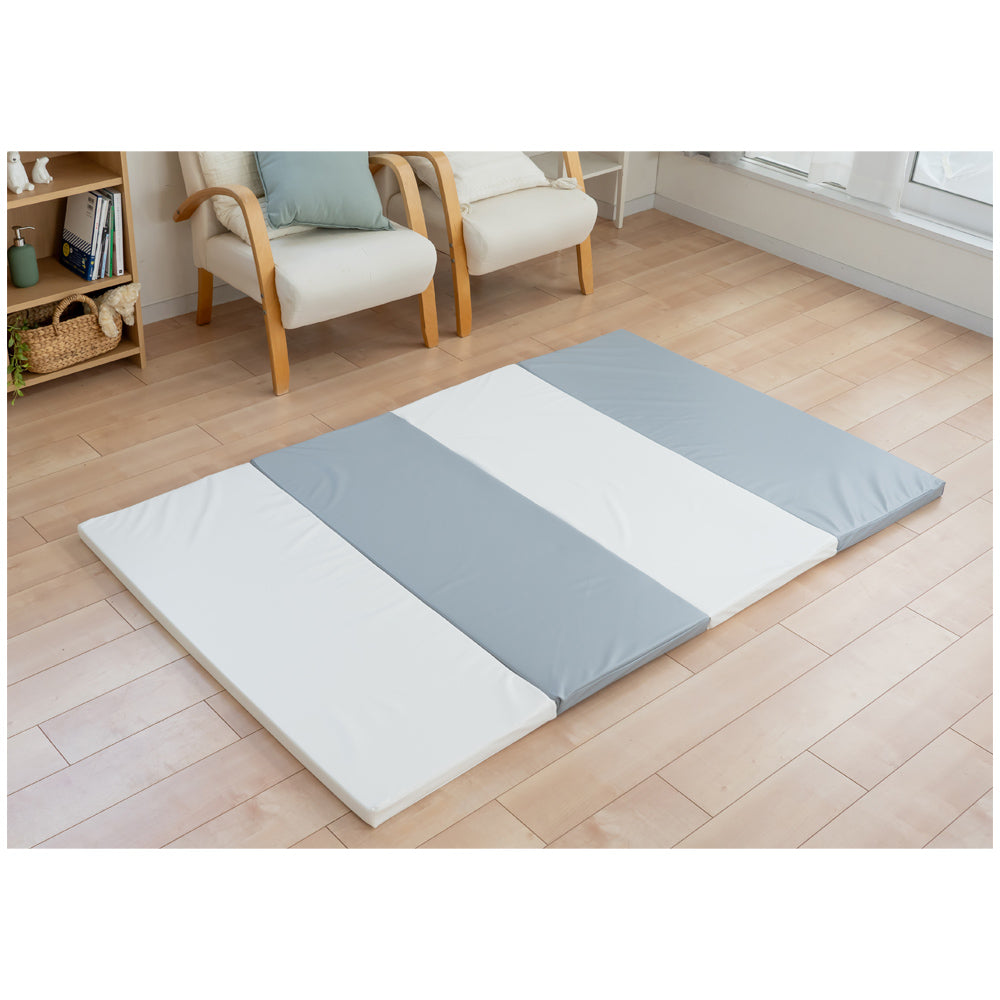 Baby Play Mat Regular Size Gray x White
