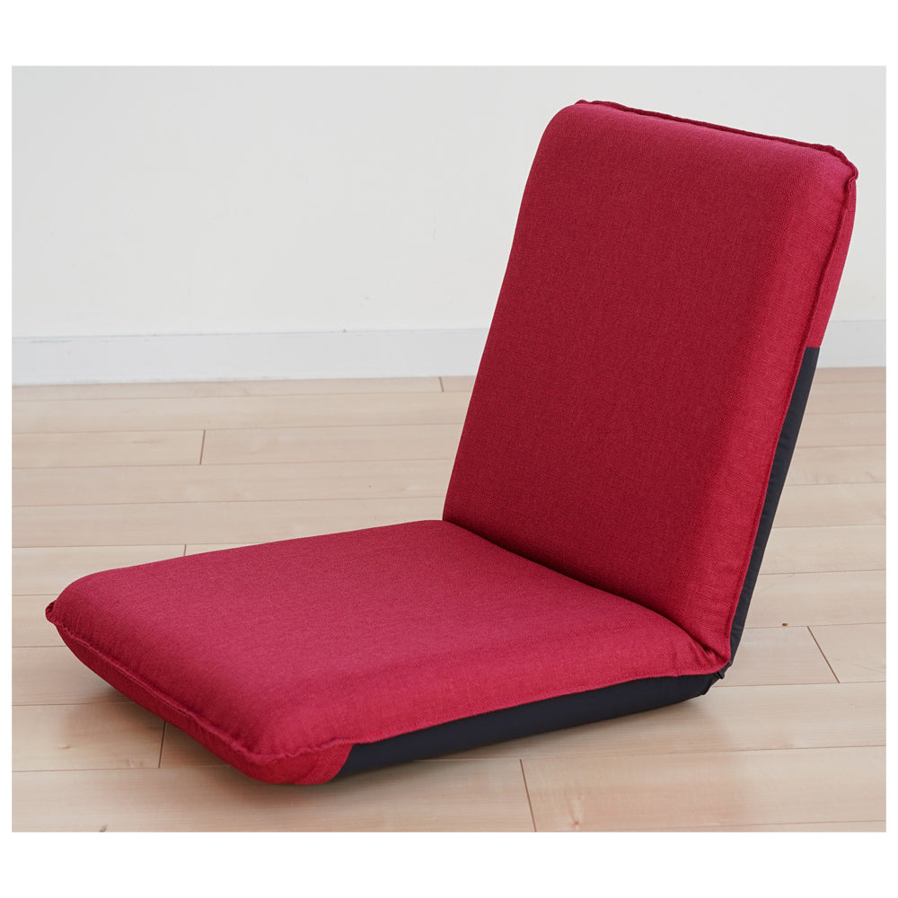 S Normal Floor Chair 14-Position Reclining Red