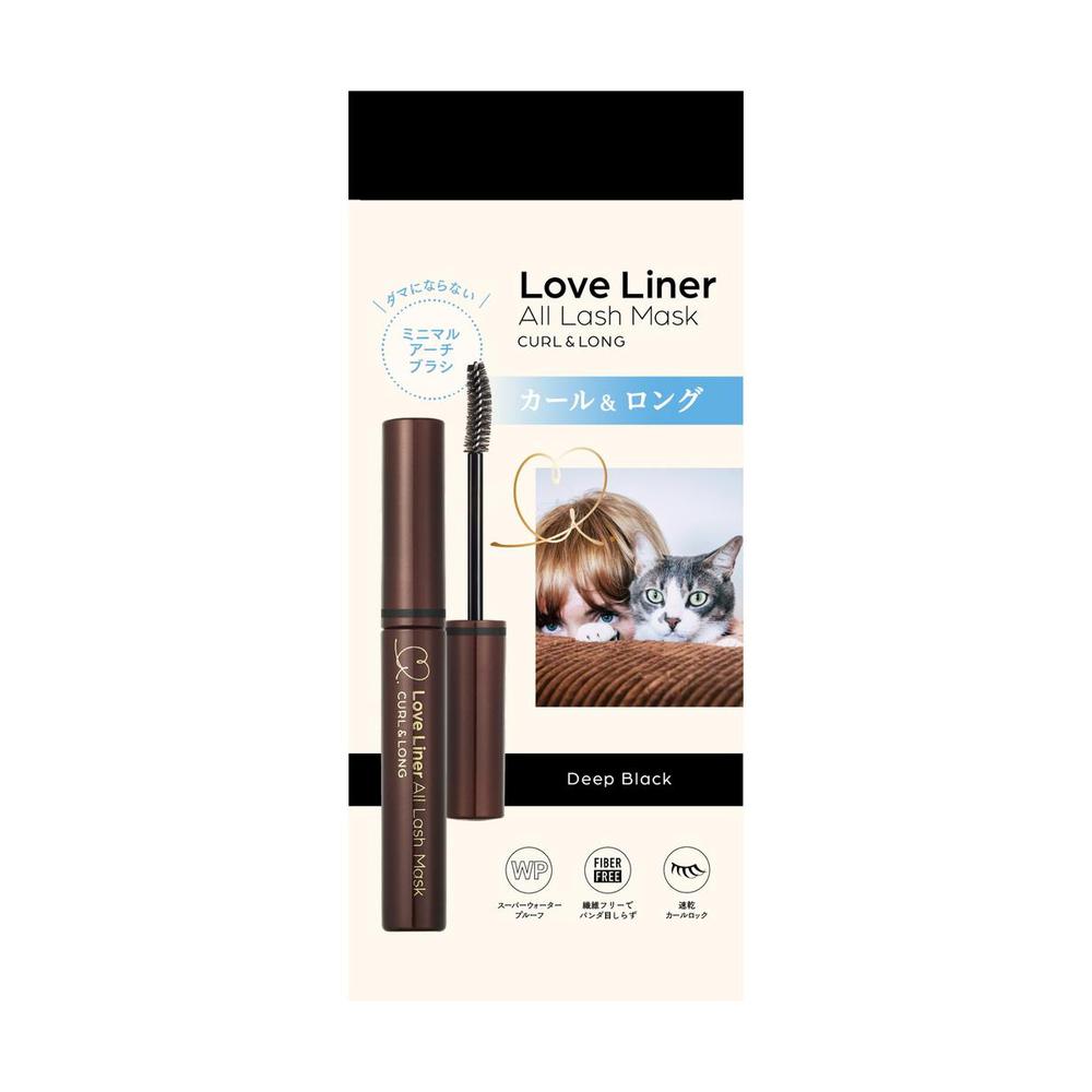 msh Love Liner All Rush Mask Curl & Long Mascara Deep Black