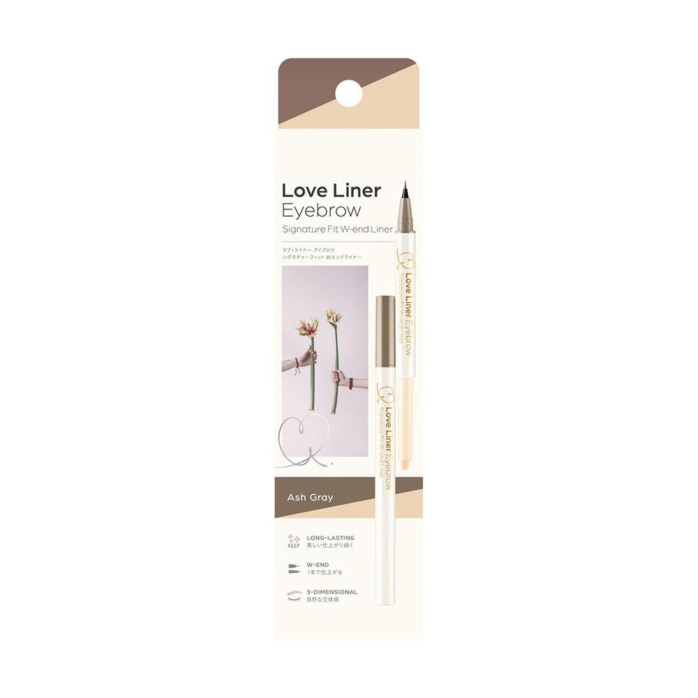 msh Love Liner Signature Fit W-End Liner Eyebrow Ash Gray