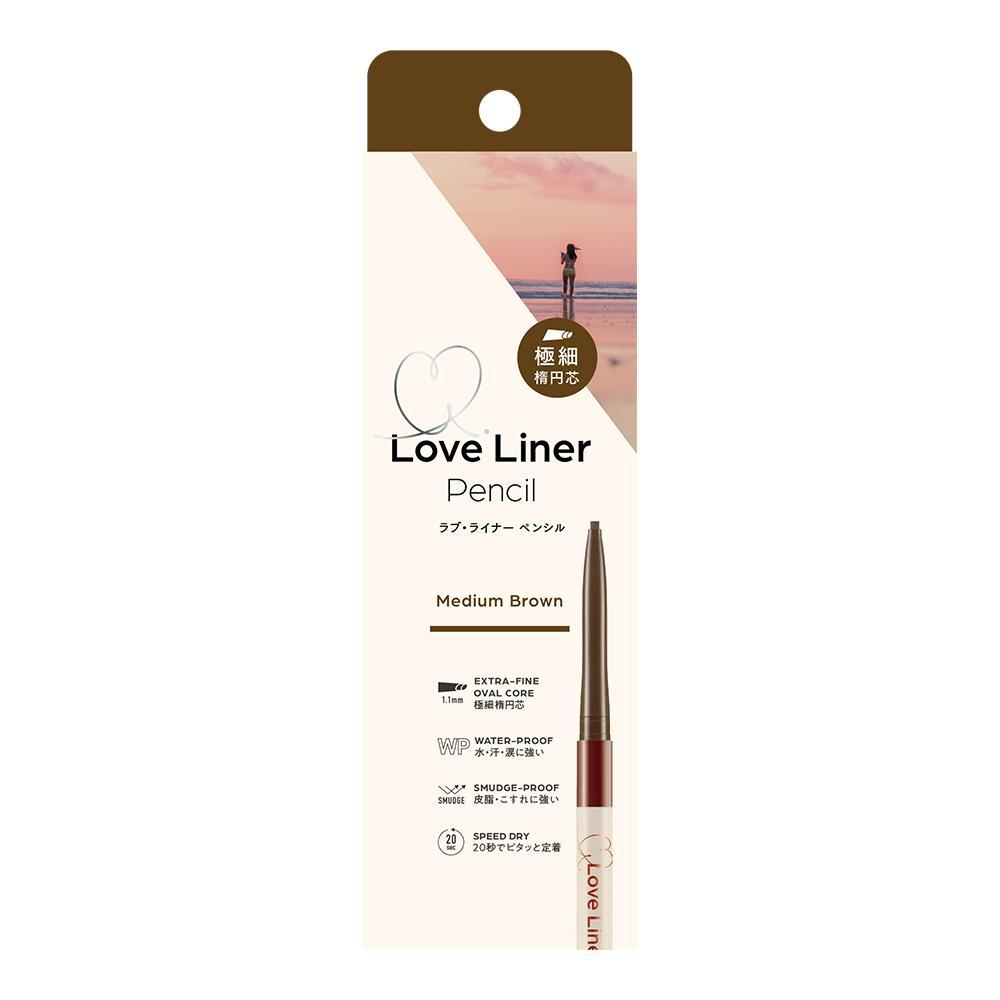 msh Love Liner Cream Fit Pencil R Ultra Fine Oval Tip Eyeliner Medium Brown