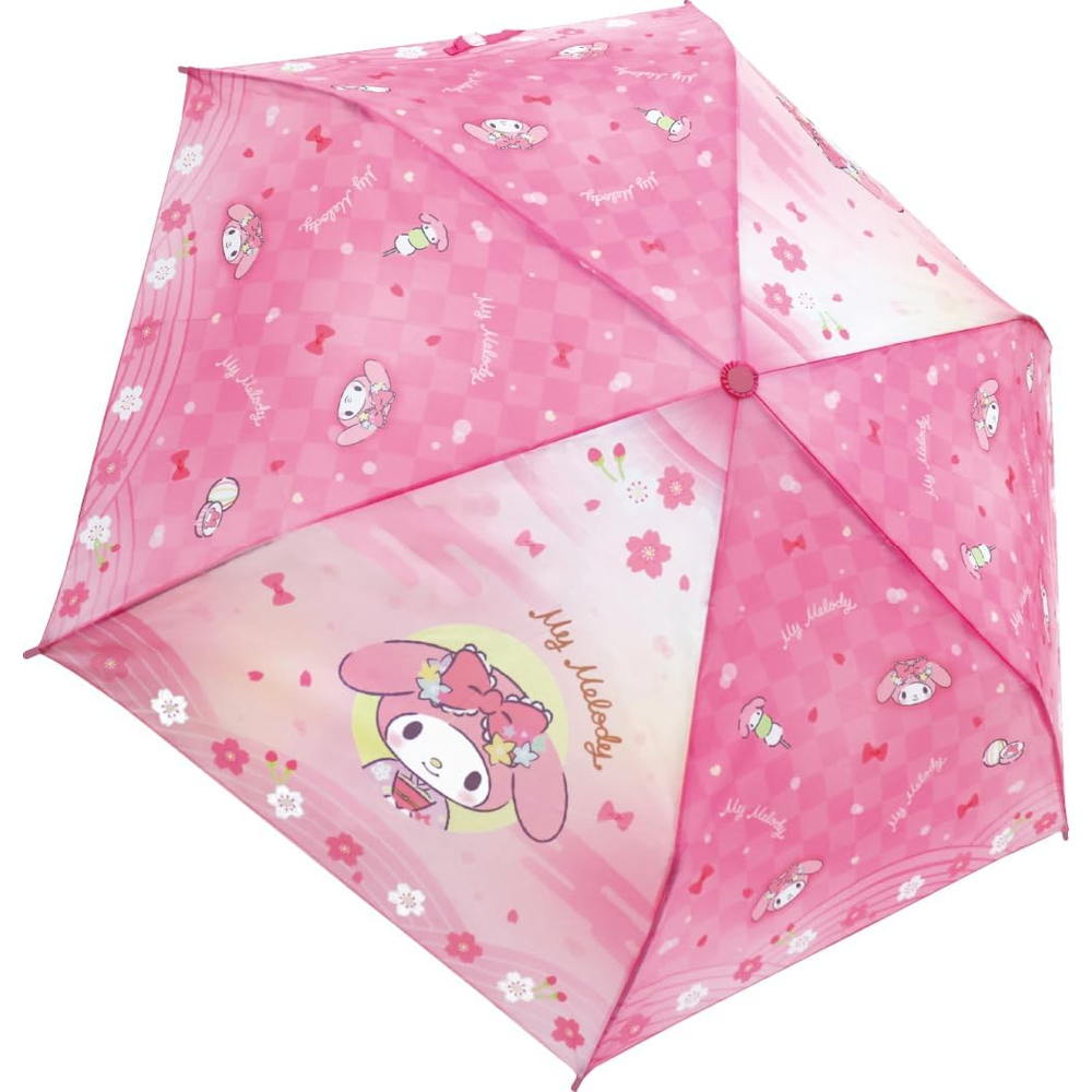 J's Planning 90463 Folding Umbrella My Melody Flower Day 53cm 193g