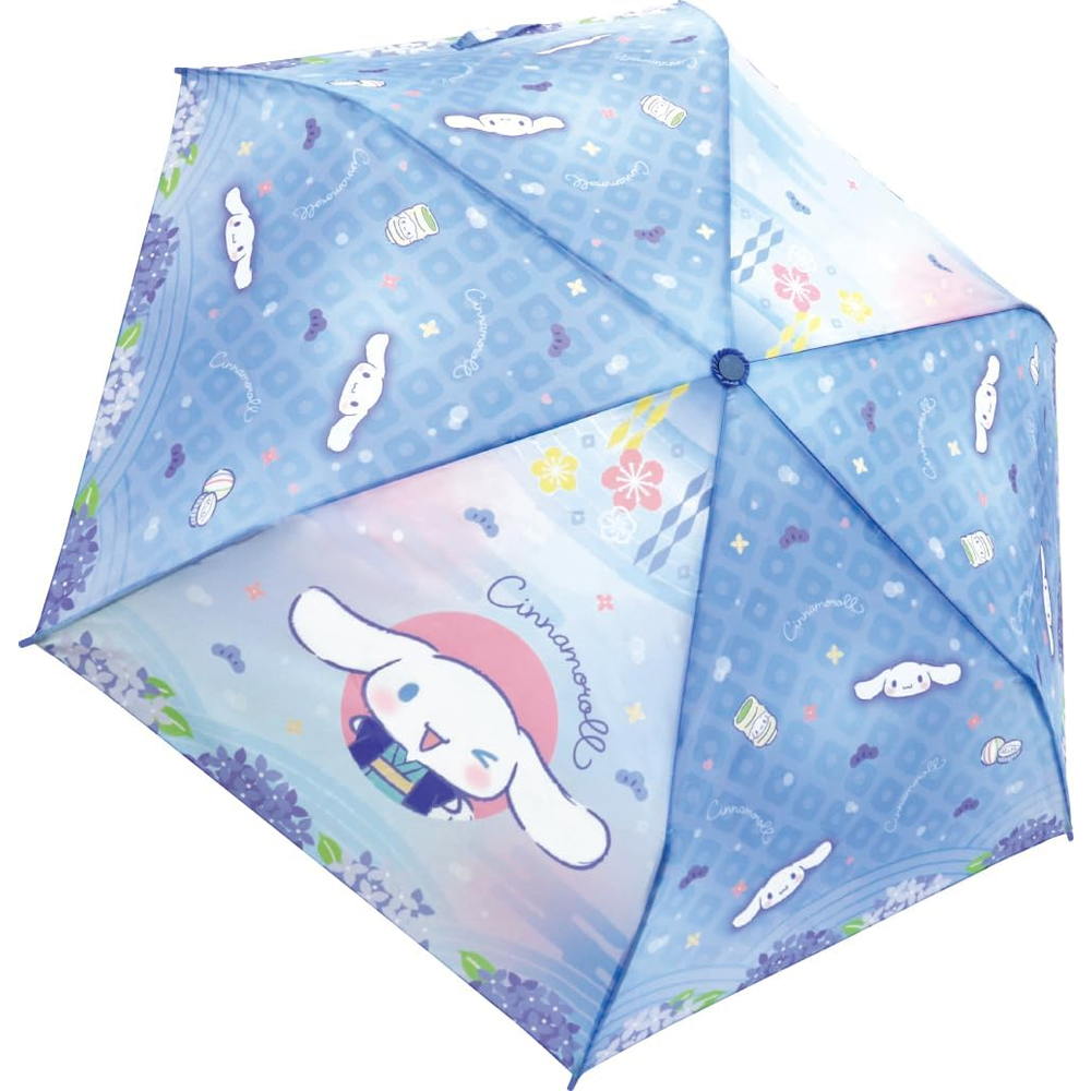 J's Planning 90465 Folding Umbrella Cinnamoroll Flower Day 53cm 193g