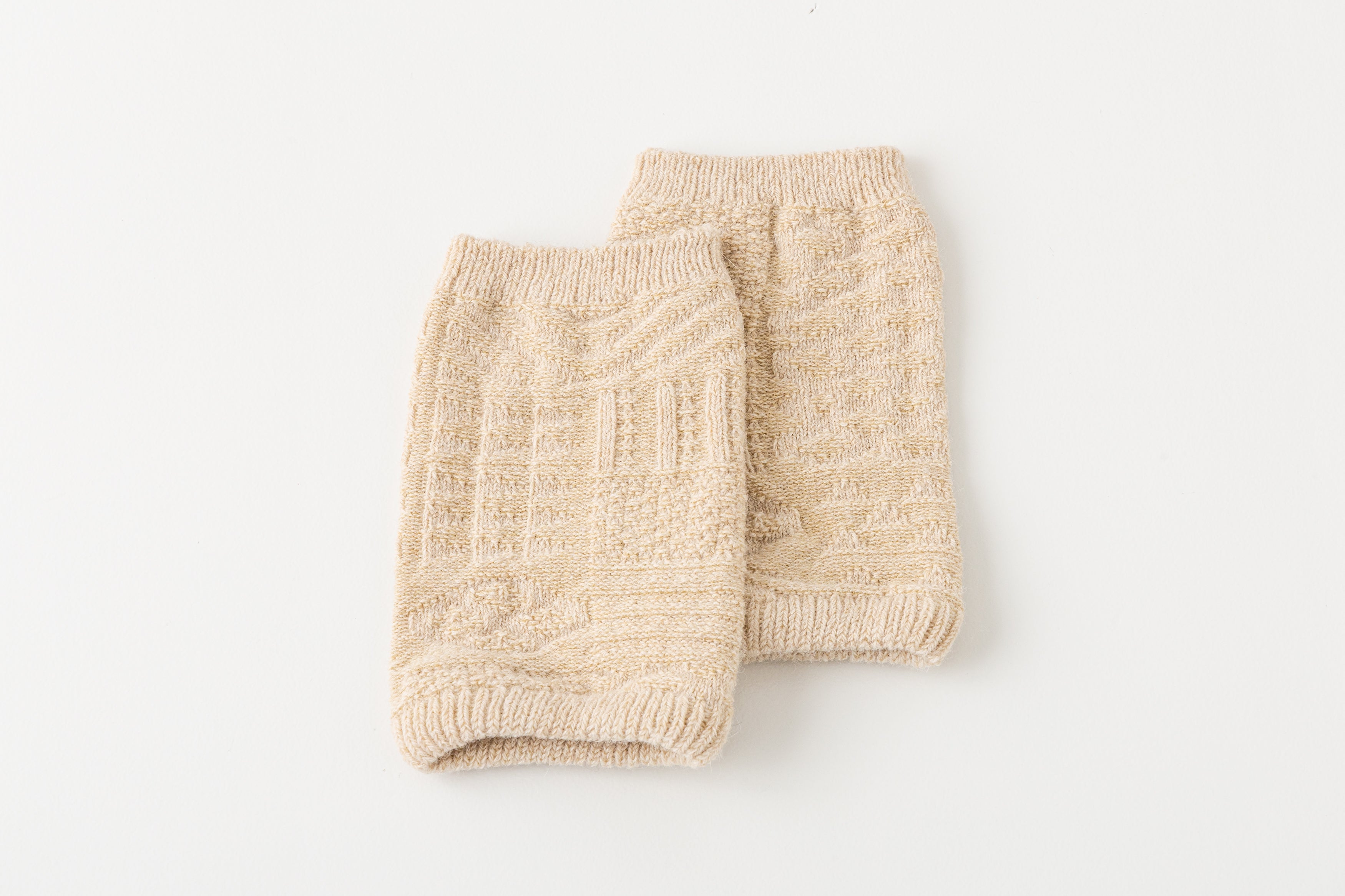 Z1145 2-Way Warmer (Double Knit) Beige BARA-500