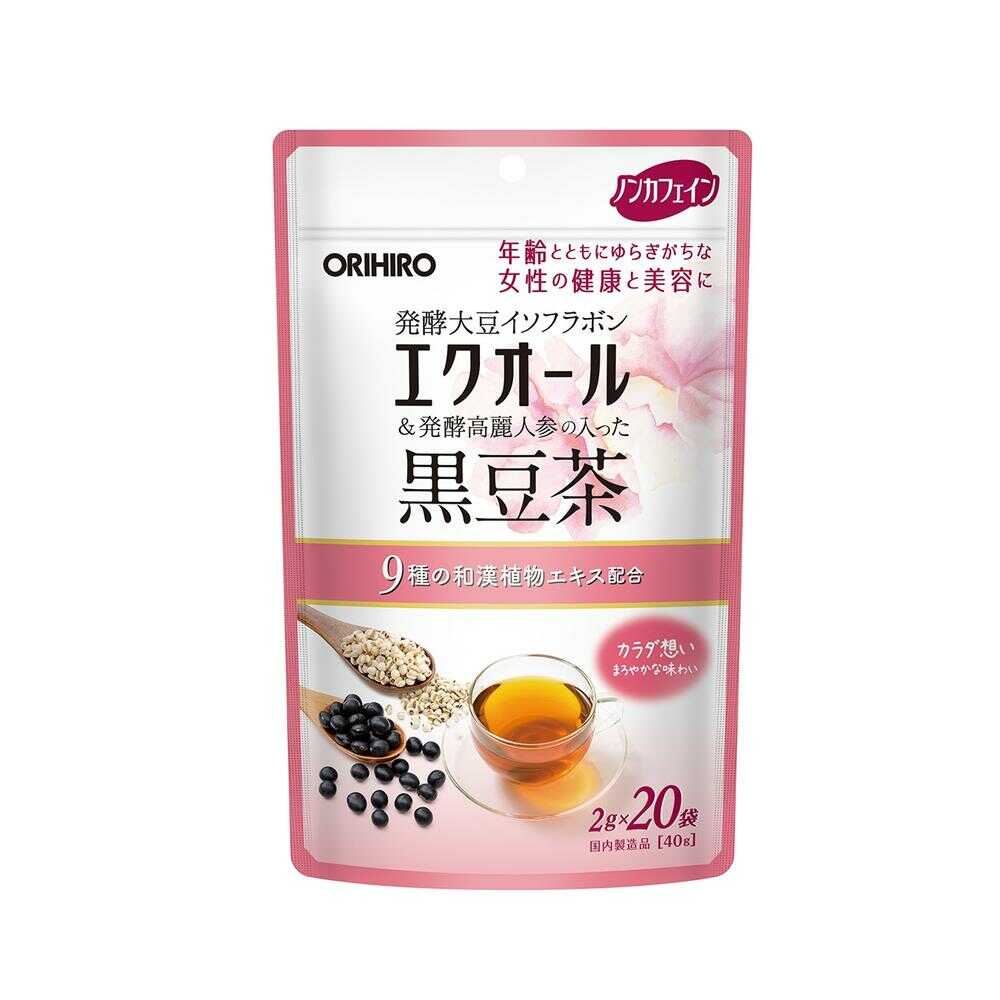 Orihiro Equol Fermented Korean Ginseng Black Bean Tea 2g x 20 Bags