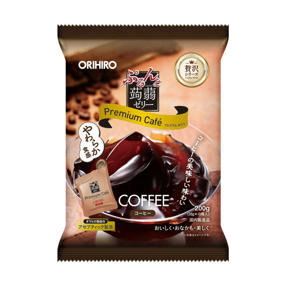 Orihiro Premium Konjac Dessert Coffee Flavor 20g x 10 pieces