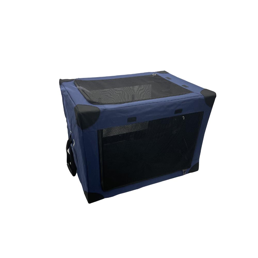 Dial Compact Crate One-Touch Dog S Navy