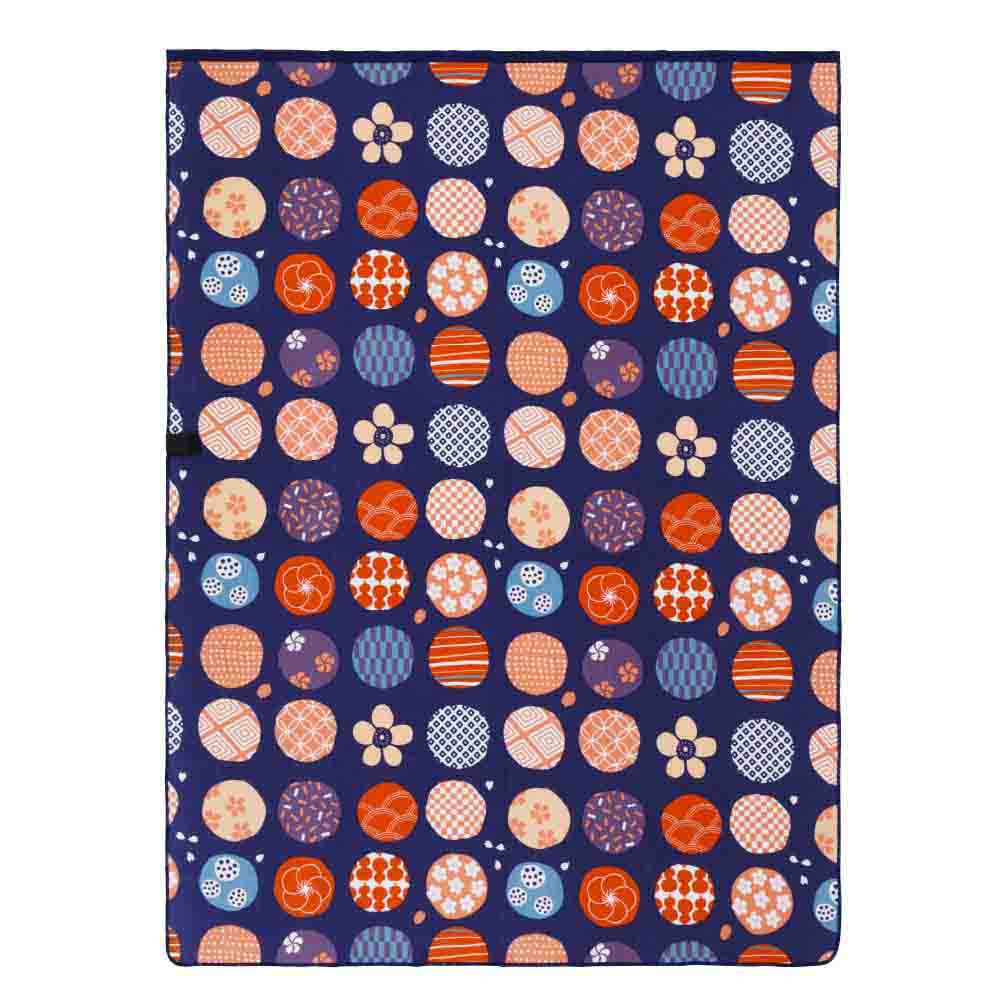 Skin-Friendly Cotton Electric Blanket - Made in Japan SB20MKWL04 紺桔梗