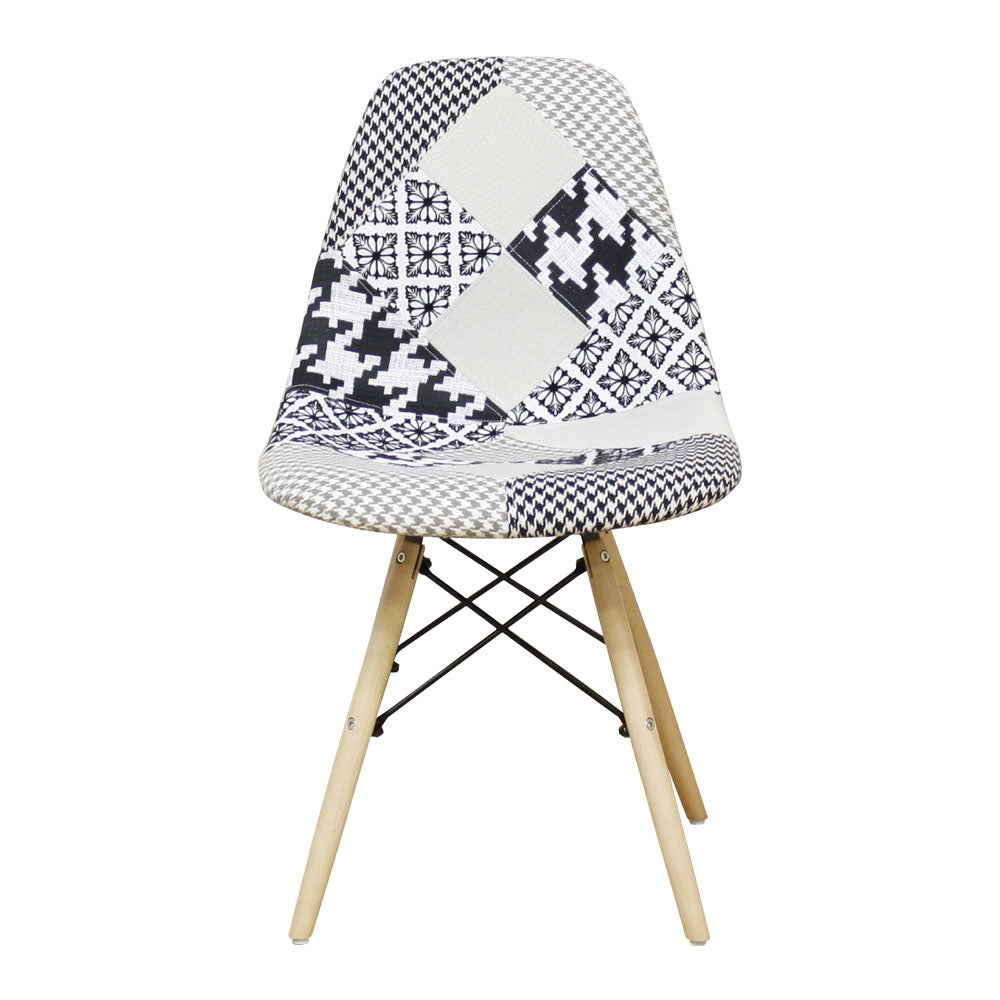 Patchwork Shell Chair - Monotone CC-YD-MT