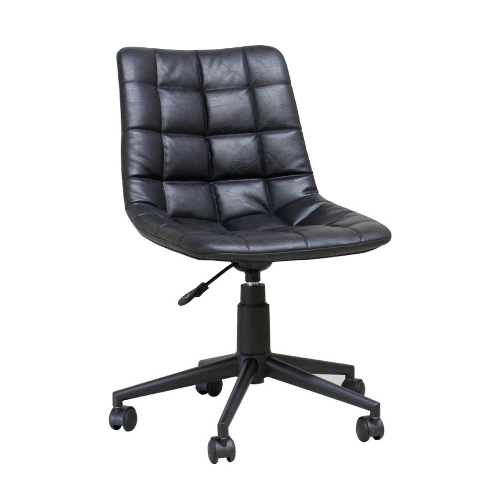 Antique Leather Style Work Chair OA-09-BK