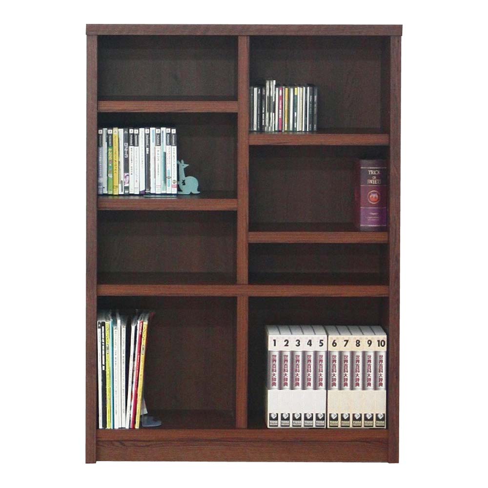 BS-01-90M-BR 90 cm Middle Book Shelf