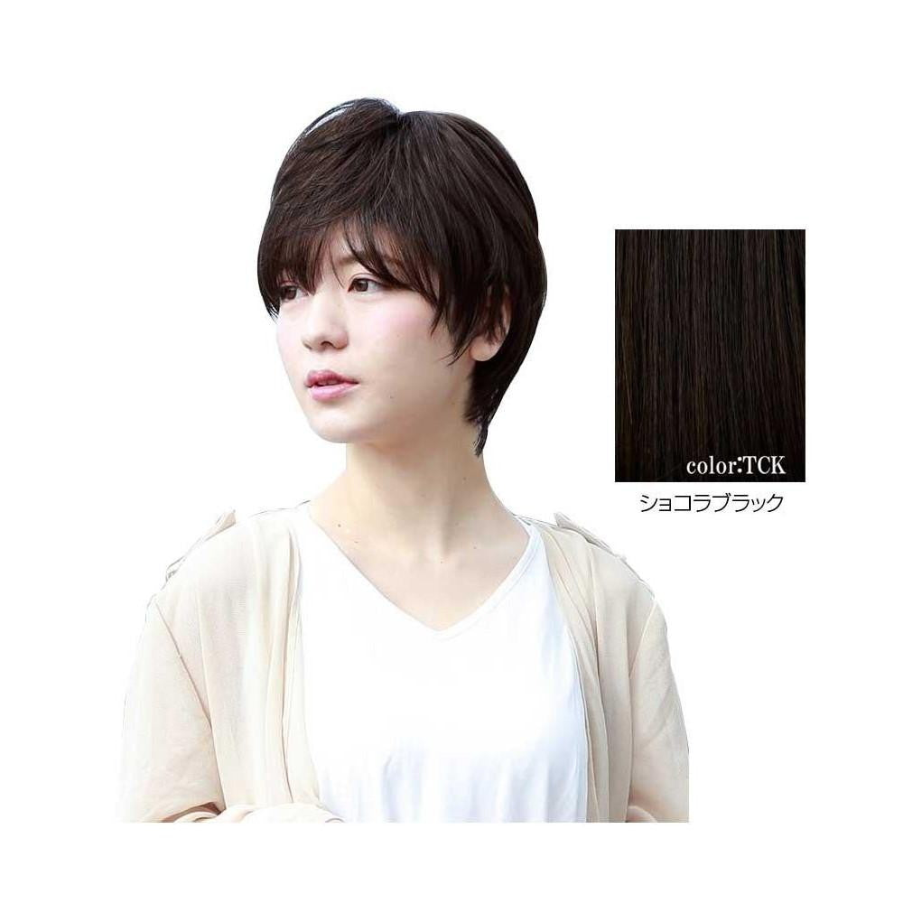 Priscilla Hat Wig Short Heat-Resistant TCK - Chocolate Black