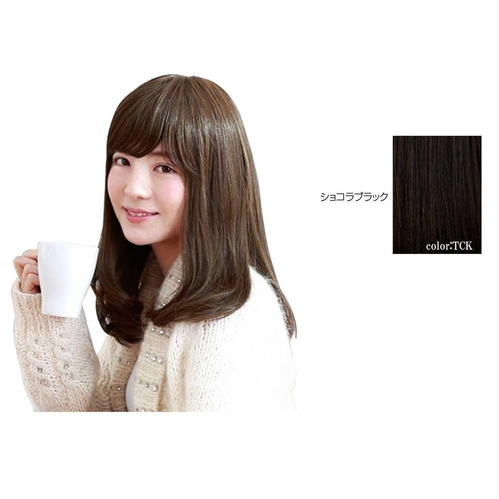 Priscilla Hat Wig Long Heat Resistant Chocolate Black