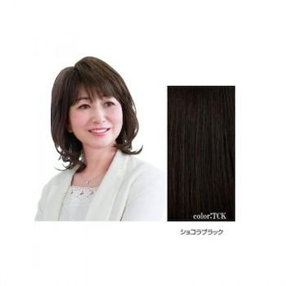 Priscilla All Wig Mrs. Soft Curl Midi Heat Resistant Chocolate Black