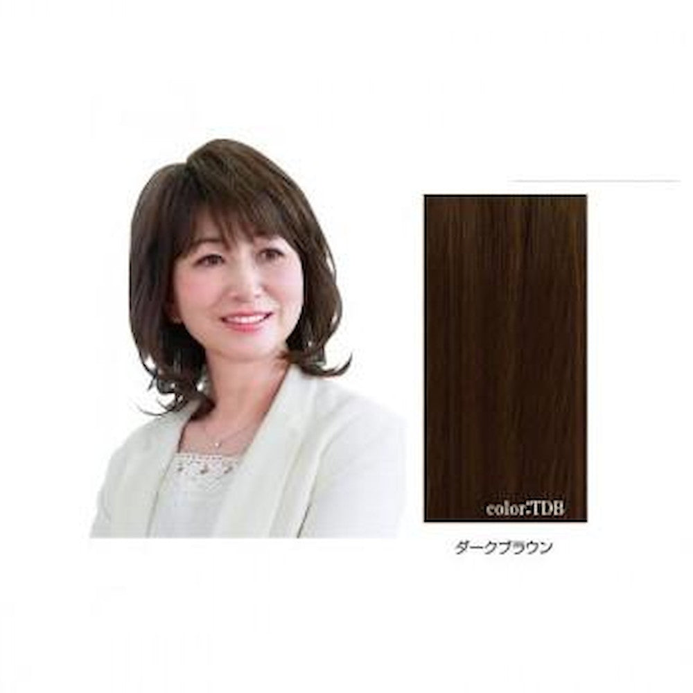 Priscilla All Wig Mrs. Soft Curl Midi Heat Resistant Dark Brown