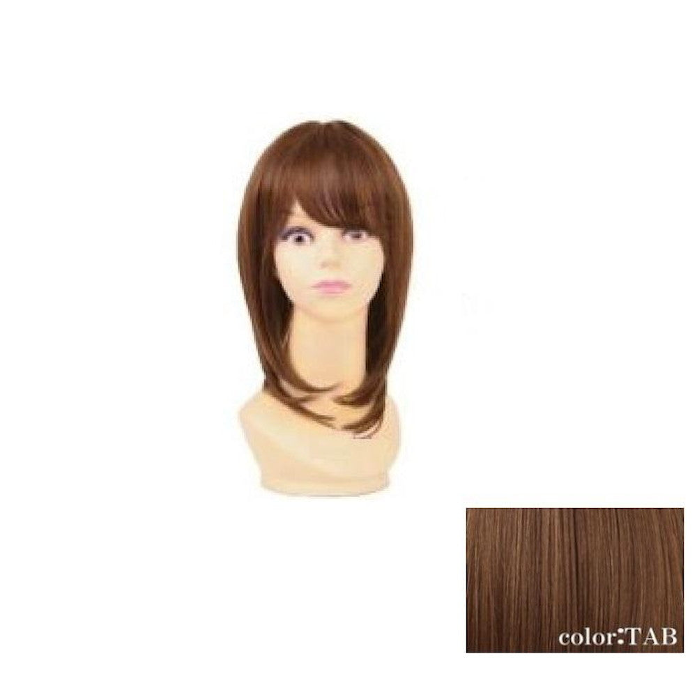 Priscilla 5-Minute Wig Nuance Straight Heat Resistant Ash Brown
